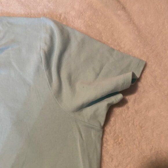 Croft & Barrow Classic Tee Women's 0X Short Sleeve Turquoise T-Shirt - Picture 2 of 4